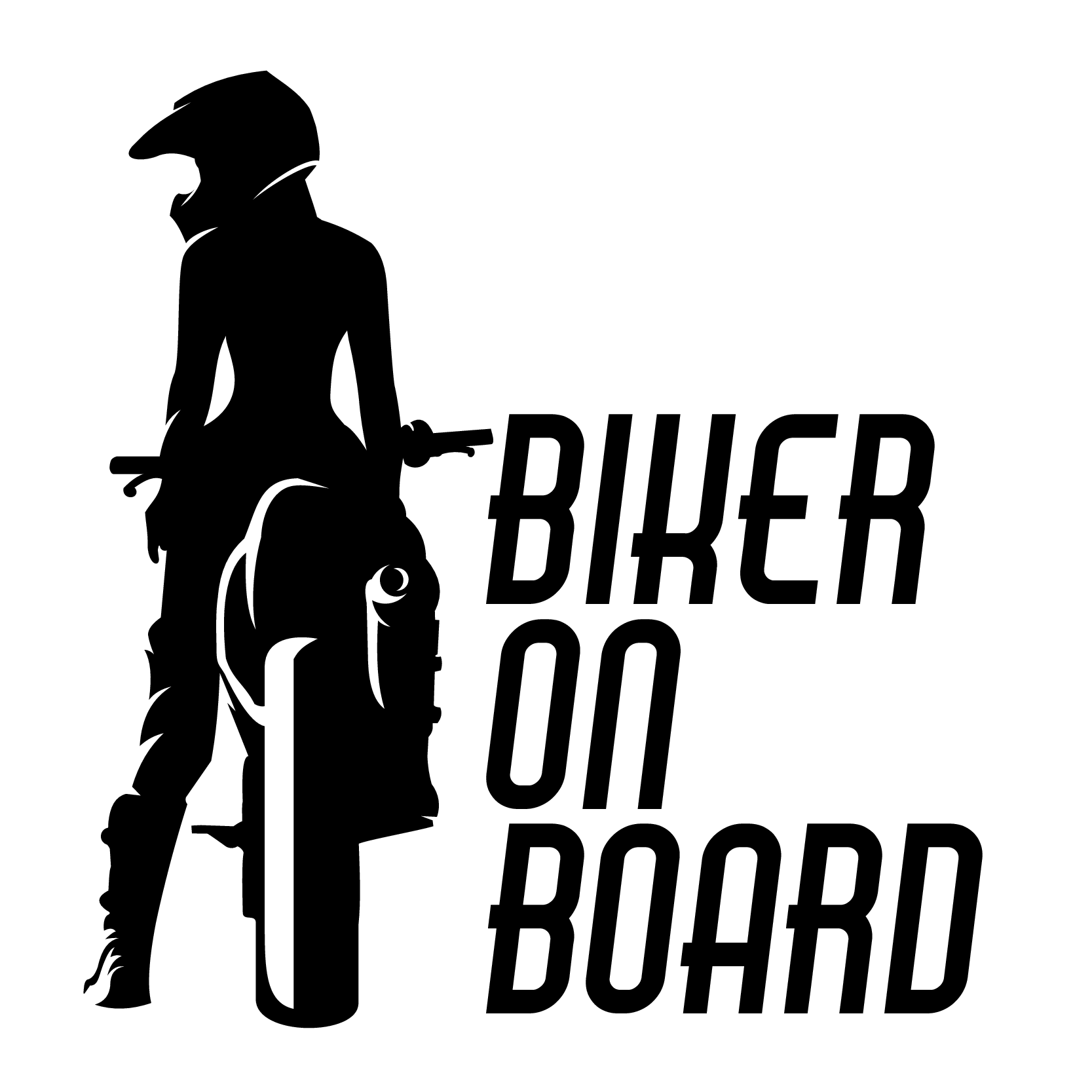 Bikergirl on board